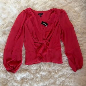 Express Vibrant Red Women's Blouse